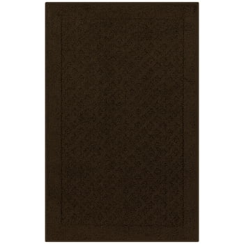 Mainstays Dylan Solid Diamond Traditional Brown Area Rug, 2'6"x3'10"