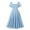Sky Blue, variant on Drses Summer Dresses for Women 2024 Women's Fashion Fallow Short Sleeve Lace Frenum Dresses Women's Casual Dresses