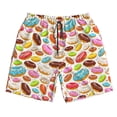thumbnail image 5 of Goofa Color Donut Printed Mens Swim Trunks Summer Quick Dry Short Beach Swimwear Bathing Suits-3X-Large, 5 of 9