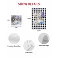 thumbnail image 7 of Easter Kitchen Dish Towels for Drying Dishes Set of 2, Spring Bunny Botanical Blooms Flowers Black Plaid Waffle Weave Microfiber Hand Tea Bathroom Towels Quick Dry & Absorbent Towel 15.7x23.6, 7 of 7