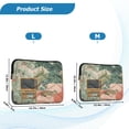 thumbnail image 4 of FORMRS 13"-13.3" Laptop Sleeve Protective Case Soft Carrying Quilted Computer Bag Cover, Pink and Green Cat, 4 of 7