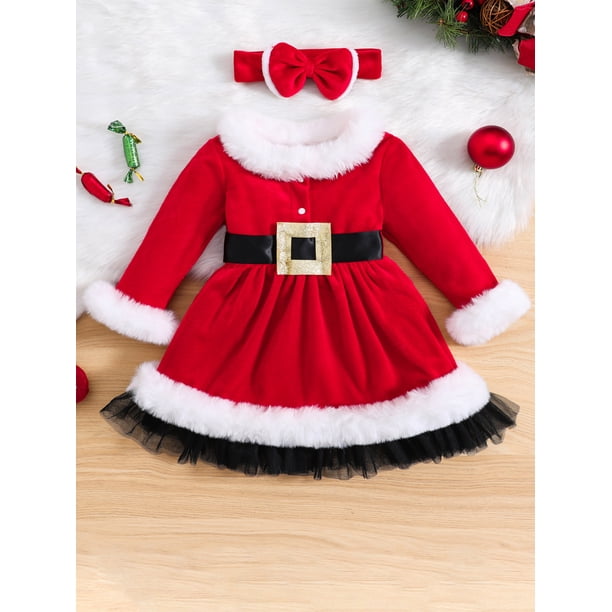 white christmas dresses Bear Gift main image 1