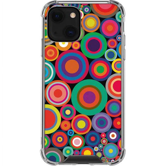 Skinit Geometric Psychedelic Circles iPhone 13 Clear Case