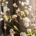 thumbnail image 5 of Faux Artificial Flower Sakura Blossom Stem 37" Tall Silk, 5 of 8