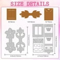 thumbnail image 2 of 7 Style 3D Jewelry Display Stand Cutting Dies Embossing Template Carbon Steel Cutting Stencils Earring Necklace Background Card Die Cuts for display DIY Craft Bracelets Keychains, 2 of 9