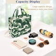 thumbnail image 5 of FORMRS Womens Corduroy Tote Bag Crossbody Shoulder Handbag with Pocket, Light Green Camouflage Design, 5 of 7