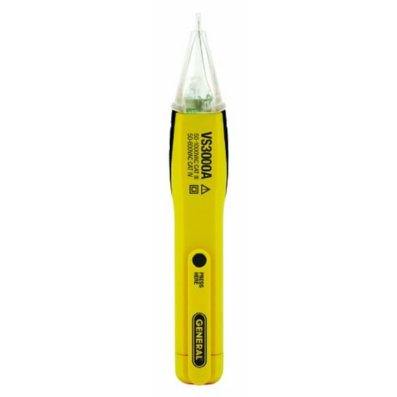 General Tools VS3000 Audible and Visual Non-Contact Voltage Tester UL Listed