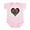 Petal Pink, variant on CafePress - Weimeraner Valentine Infant Bodysuit - Baby Light Bodysuit, Size Newborn - 24 Months