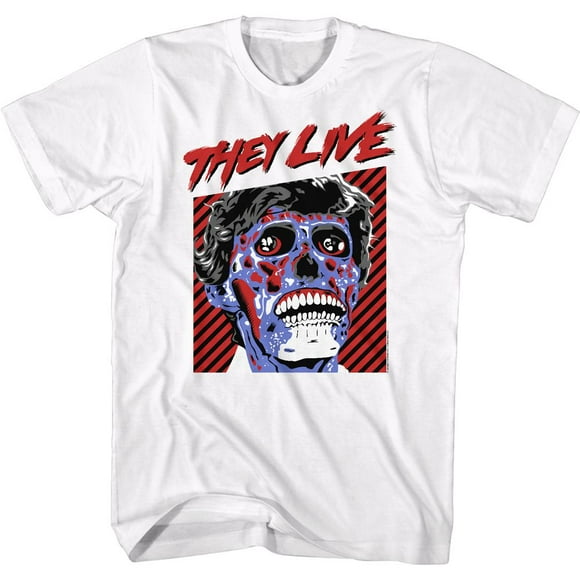 They Live They Live Obey White Adult T-Shirt