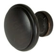 thumbnail image 3 of GlideRite 1.125 in. Round Ring Classic Cabinet Knobs Matte Black, Pack of 10, 3 of 6