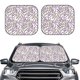thumbnail image 2 of Fotbe Lavender Flowers Juego de 2 Piezas de Parasoles para Parabrisas | Bloqueador Solar para Auto | Accesorios Plegables para Protección Solar Interior-Medium, 2 of 6