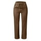 thumbnail image 2 of WILLBEST Pantalones Casuales para Mujer, Cintura Alta, Pierna Ancha, Color Liso, Cómodos, con Cordón Elástico, Pantalones Largos de Pierna Recta con Bolsillos Extra Grande, 2 of 3