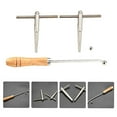 thumbnail image 4 of Trombone Repair Tool Set,  Effect Easy Operation Wide Compatibility Wooden Handle Portable Trumpet Neck Repair Tool Various Ball Heads  for Easy Operation, 4 of 7