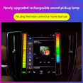 thumbnail image 3 of RGB Voice-Activated Pickup  Light Creative Colorful Sound Control Ambient Light with 32 Bit Music Level Indicator Car Desktop LED Light for Vehicles Recreation Place, 3 of 10