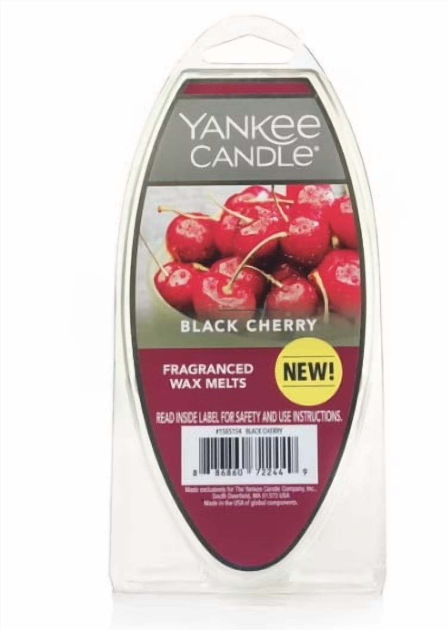Yankee Candle Wax Melts Pack of 3 - Sicilian Lemon Black Cherry and Lemon Lavender