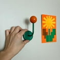 thumbnail image 3 of Color Creative Magnetic Hook No Punching Magnetic Adhesive Hook Kitchen Bathroom Door Refrigerator Strong Non-marking Decoration (Orange), 3 of 6