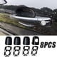 thumbnail image 5 of 4 Pieces Exterior Door End Cap Set Left Right Replacement with Seals Spare Parts for 307 Easy Installation Durable Zulema Cubierta de la tapa de la manija de la puerta, 5 of 8