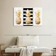 thumbnail image 2 of Elephant Stock Pineapple Passion Wall Art - Horizontal Multi Panel Canvas - Living Room Wall Decor - Food And Drink Multi Panel - White And Black Decor - 38" x 24", 2 of 8