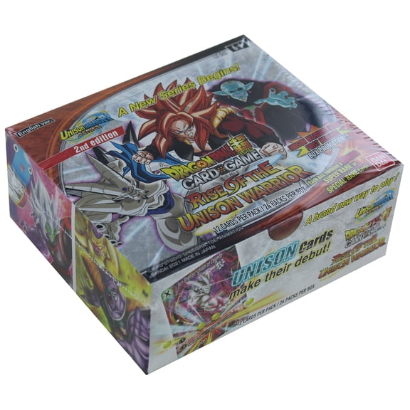 BANDAI NAMCO Entertainment Dragon Ball Super Card Game: Rise of The Unison Warrior Booster Box (English Ed.)