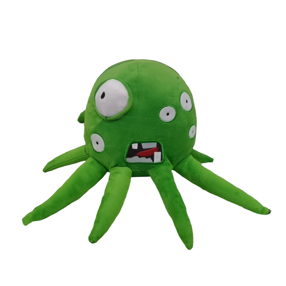 QITOWM Adorable Game Wobbly Life Rocking Life Plush toy Octopus Monster Soft Plush Stuffed Doll,Cute Green Plush Toy Soft and Cuddly Stuffed Doll,Gift for Birthdays and Holidays (Green)