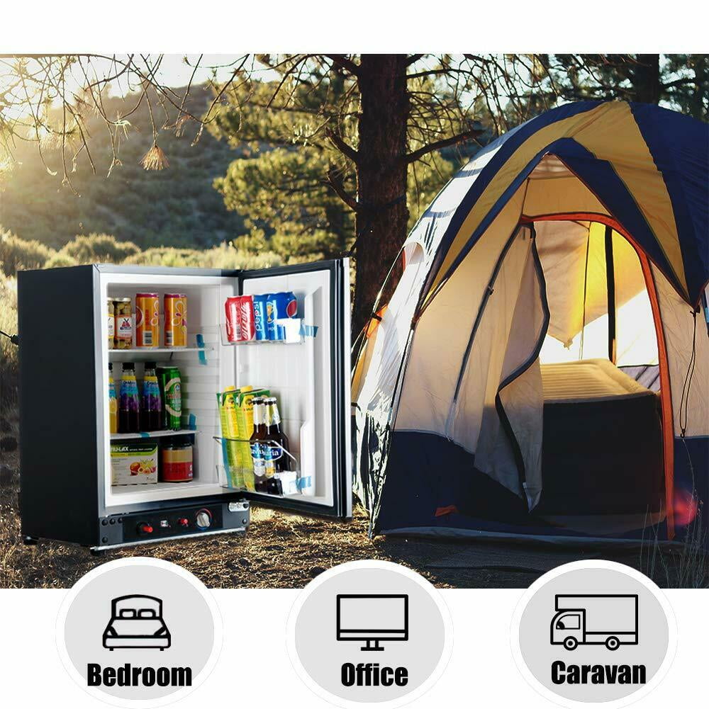 Smad 3 Way RV Fridge 2.1 Cu.ft, Gas Propane Refrigerators, Outdoor  Camper, Campervan, Travel, Yacht