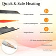 thumbnail image 5 of Royalcraft Heated Blanket Queen Size, Electric Throw Dual Control, 10 Heat Settings, 12 Hours Auto Off, Soft Flannel and Sherpa, Machine Washable, ETL Certified,Grey, 5 of 9