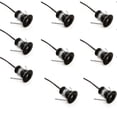 thumbnail image 1 of 2024 Black 9pcs Mini 12v 1w Led Ceiling Recessed Spotlights Ip65, 3000k (120, Warm White)., 1 of 5