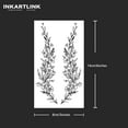 thumbnail image 4 of WWS-Tattoo Tech, 2 Sheets Large Semi Permanent Tattoo, Adult Art Design Temporary Tattoos, Lasts 1-2 Weeks, Waterproof, Realistic Look, No Adhesive, No Reflection (Seaweed), 4 of 4