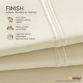 thumbnail image 3 of New Purecare Arbor Premium Modal Long-Staple Cotton King Dove Gray Sheet Set, 3 of 3