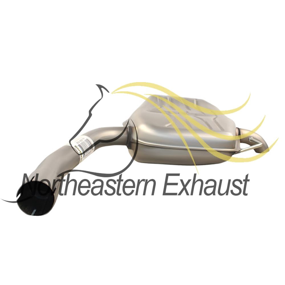 Northeastern Exhaust Passenger Side Muffler Fits 2008-2015 Volvo XC70 3.2L - Direct Fit | Stainless Steel Exhaust