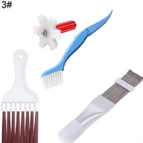 ACDANC Air Conditioner Condenser Fin Comb,Fin Cleaning Brush Air Conditioner Fin Cleaner Refrigerator Coil Cleaning Whisk Brush Metal Fin Evaporator Radiator Repair Tool
