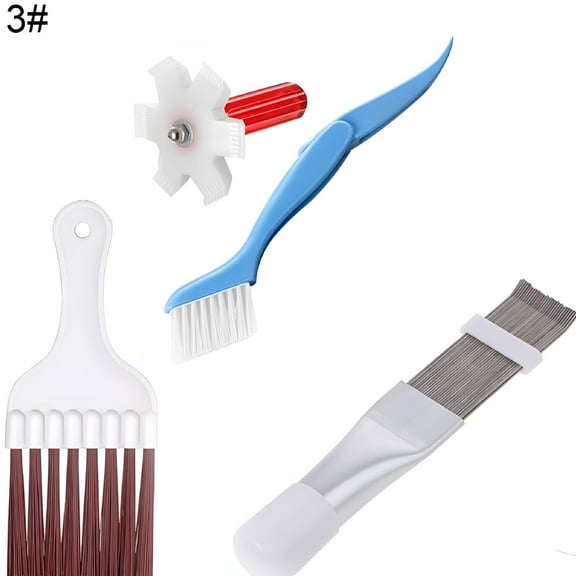 ACDANC Air Conditioner Condenser Fin Comb,Fin Cleaning Brush Air Conditioner Fin Cleaner Refrigerator Coil Cleaning Whisk Brush Metal Fin Evaporator Radiator Repair Tool