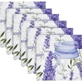 thumbnail image 6 of Coolnut Lavender Cloth Napkins Set of 1,20x20 Inches Napkins Cloth Washable Reusable Soft for Dinner,Wedding,Parties,Home Dinner,Tableative Decor Gift, 6 of 7