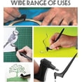 thumbnail image 3 of Art Cutter Tool, 2 Pieces Rotary Craft Knife, Stainless Steel Precision Craft Knife (Black), 3 of 4
