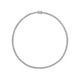 thumbnail image 4 of Everly Women's Diamond Sterling Silver Tennis Necklace, 4 of 7