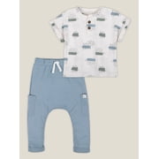 Little Star 100% Organic Cotton 6 Piece Baby Boy Outfit Set