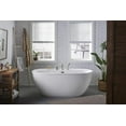thumbnail image 4 of Sterling 95338-0 66" X 36" Spectacle Freestanding Bath Tub - White, 4 of 8