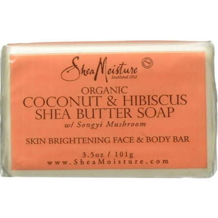 UPC 764302290001 product image for Shea Moisture Organic Coconut & Hibiscus Shea Butter Soap 3.5 oz | upcitemdb.com
