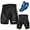 Black, variant on Riousery Men's 3D Thickened Padded Bicycle Cycling Shorts Anti-Slip Leg Grips Breathable Bike Underwear, Black (L)