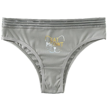 

3PCK Panties For Women Ice Silk Without Through Waist Bikini Brief Underwear Thong Underwear Women