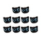 thumbnail image 3 of 10 cuentas espaciadoras con forma de cabeza de gato, hechas a mano, para manualidades, cuentas sueltas, diseño de gatito. Ojos azules negros, 3 of 9
