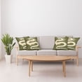 thumbnail image 3 of Ambesonne Green Throw Pillow Cover 4 Pack, Chinese Dragon&nbsp;Eastern, 16", Yellow and Green, 3 of 5