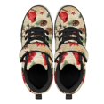 thumbnail image 4 of CHAQLIN Christmas Kids Sneakers Retro Art Bird Red Cardinal Shoes for Boys Girls 1 Lightweight Breathable Athletic Running Tennis Shoes with EVA Sole, 4 of 7