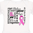 thumbnail image 4 of Inktastic Breast Cancer- Together We Will Win Boys or Girls Long Sleeve Baby Bodysuit, 4 of 5