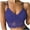 Purple, variant on Tarmeek Women's Plus Size Lingerie Floral Lace Scalloped Trim Wireless Bra Adjustable Strap V Neck Everyday Bralette