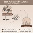 thumbnail image 3 of Gimme Beauty Bandas para el cabello de sujeción media – Lazos de nailon y spandex sin costuras para todo tipo de cabello – Soportes para coletas de ajuste cómodo sin daños – Bandas elásticas sin arrug, 3 of 5