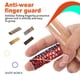 thumbnail image 4 of Yuarrent Funda protectora de un solo dedo, herramienta de pesca con mosca, fundas para los dedos transpirables y amigables con la piel, Pescar Vistoso, 4 of 6