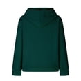 thumbnail image 6 of ALLLIST Long Sleeve Hoodies Women Waffle Knit Zip up Green Sweatshirt Solid Loose Comfortable Coat Sweatshirts for Women, 6 of 6