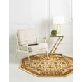 thumbnail image 3 of Rugs.com Aditi Collection Rug – 5' 3 Octagon Cream Low Rug Perfect For Living Rooms, Kitchens, Entryways, 3 of 9