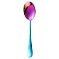 thumbnail image 2 of Yesbay Colorful Stainless Steel Spoon Serving Colander Cutlery Tableware Accessories,Multicolor, 2 of 8